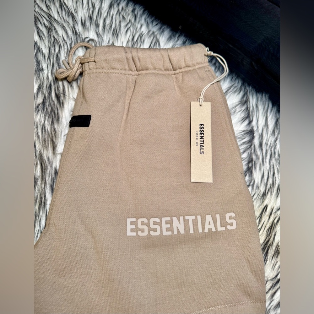 Dusty Beige Essentials Shorts